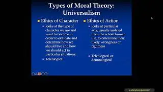 Types Of Moral Theories