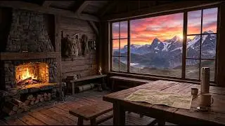 A cozy winter cabin. The warm crackling of a fire, jazz music to fall asleep to.