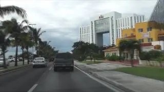 Hotel Zone drive in Cancun, Mexico in 1080p (Sony HDR-TD30V)