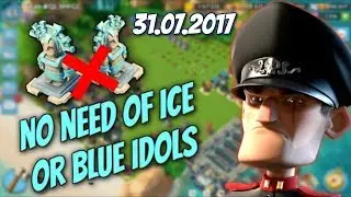 Boom Beach Hammerman Strikes Back All Stages 31.07.2017 No Ice Statues - Only 1 Weapon