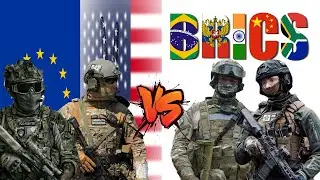 EU & USA vs BRICS Military Power & Economic Comparison 2020