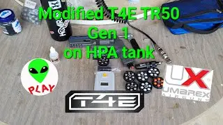 Modified T4E TR50 HDR50 Gen1 on HPA tank Devastator Alien Play Lambid QAB Chrono Joules
