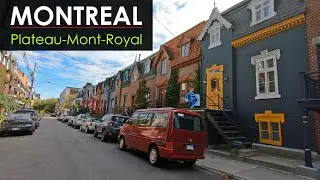 Walking in Montreal's Plateau Neighborhood Henri-Julien Ave and Drolet St