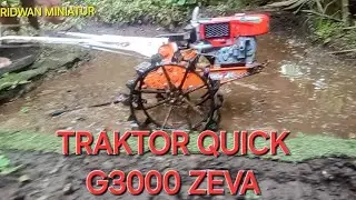Lanjutkan ngangler lahan kecil  dengan si traktor G3000zeva 