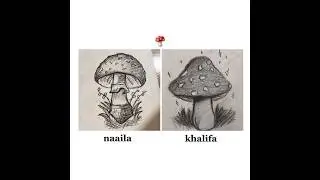 with khalifa!!! (๑&acute;ᵕ`๑)♡ #shorts #drawingchallenge #friends #art
