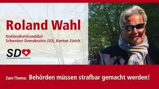 Beh&ouml;ren m&uuml;ssen strafbar gemacht werden
