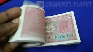 2 Rupees India Full Tiger 1980 Rare (I.G.PATEL) Beautiful World Currency