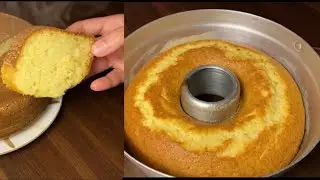 كيك منزلي هش وطري من غير مضرب كهربائي بأسهل طريقة والطعم رائع جدا 🍰
