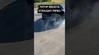 Hellcat Redeye мощностью 797 л.с. с прямой трубой!