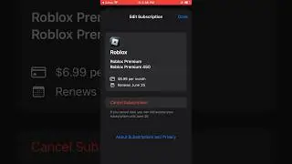 How to cancel Roblox premium