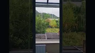 Fz30 frameless folding glass door balcony glazing system glass curtain panoramic glass wall case-287