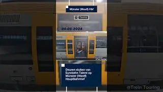 Deuren sluiten van Eurobahn Talent op Munster (Westf) Hbf | Short #161 #DeurenSluiten #Eurobahn #DB