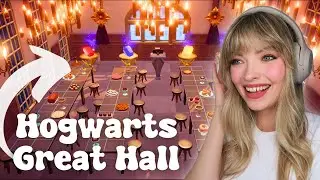 I BUILT HOGWARTS AND EVERY COMMON ROOM FROM HARRY POTTER ⚡ Disney Dreamlight Valley