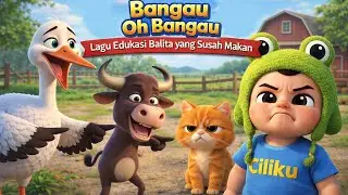 Bangau Oh Bangau🦩🎵 - Lagu Anak Susah Makan | Lagu Edukatif Anak - Jangan Susah Makan Animasi 3D Lucu