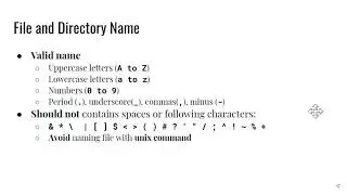 2. Introduction to UNIX (part 3: Filesystem) - Operating System Course