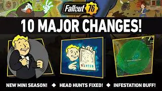 10+ Major Changes in NEW Fallout 76 Update!