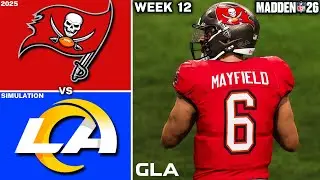 Buccaneers vs. Rams | Week 12 Simulation & Prediction | Madden 26 PS5