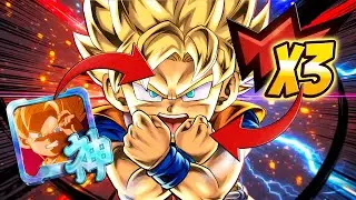 I tried Zenkai buffing Daima Red Goku... Dragon Ball Legends