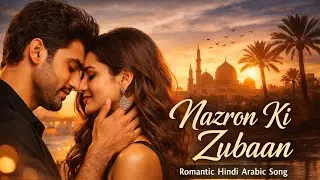 Nazron Ki Zubaan | Romantic Hindi Arabic Love Song | AI Original Song | Non Copyright