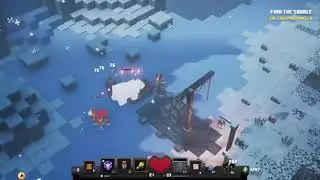 Minecraft Dungeons Creeping Winter DLC Frosted Fjord  gameplay part 1