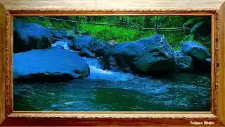 🛑 Relaxing River Sounds - Peaceful Forest River - 3 Hours Long - HD 1080p - Nature Video 🛑