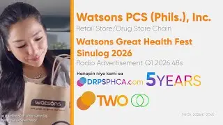Watsons Great Health Fest Sinulog 2026 Radio Ad Q1 2026 48s