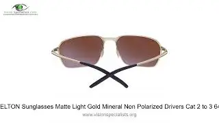 Serengeti SHELTON Sunglasses Matte Light Gold Mineral Non Polarized Drivers Cat 2 to 3 64mm   7 0 0