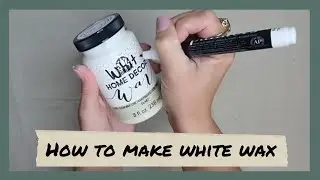 How to make your own homemade white wax &bull; DIY
