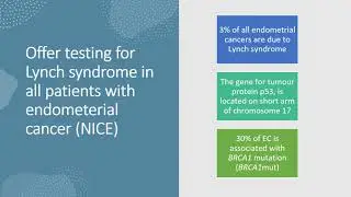 Endometrial cancer BGCS guideline summary for MRCG Part 2