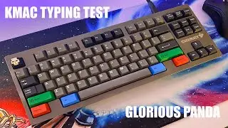 KMAC + Aluminum Plate + Glorious Panda + GMK Dolch + Typing Sounds ASMR