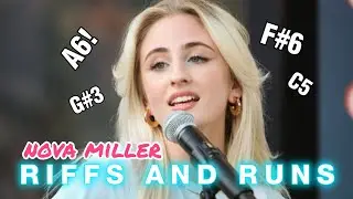 Nova Miller Attempting Riffs and Runs High Note | Nova Miller TikTok Compilation 🎙️🔥💗