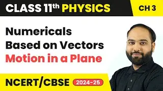 Numericals Based on Vectors - Motion in a Plane | Class 11 Physics Chapter 3 | CBSE 2025-26