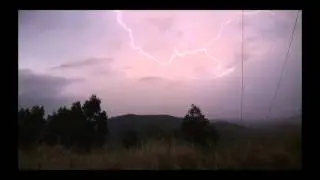 Wild lightning storm @ Tamborine MT
