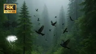 Yağmur ve Kuş Sesleri Huzurlu Orman Yağmuru / Rain and Bird Sounds Peaceful Forest Rain