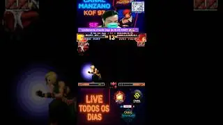 Linda virada de BLUE MARY #kof97 #games #liveretr&ocirc; #livestream #live #youtubeshorts #combo #arcade