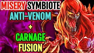 Misery Symbiote Origin - Terrifying Fusion Of Carnage And Venom Symbiote Who Took Over Liz Allan