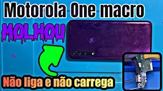 Motorola One macro molhou e não liga | Limpeza mais Resolda na placa | Resolvido