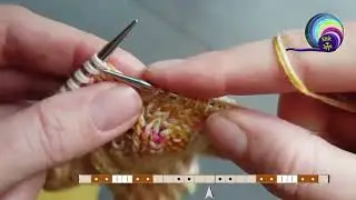 How to work the dkk & dkp in the December Joy socks