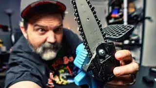 Not A Toy!  We Look At the Banggood 4'' Mini Cordless One-Hand Electric Chain Saw