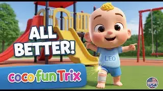 Boo Boo Healing Song for Kids 👶🩹 | Outdoor Nursery Rhymes | coco fun Trix