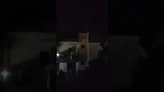Sound of close up lightning strike