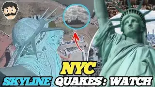 Observation: NYC Skyline and Statue of Liberty Tremble Amidst Earthquake | New York Earthquake