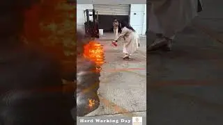Fire Extinguisher Spray Process