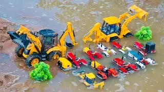 Jcb 5cx washing in river | tractor jcb video | Sonalika Rx60 | Mahindra Arjun novo 4wd | gadi