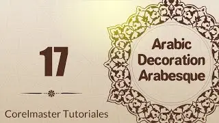 CorelDraw Arabesque: 17 Basis distribution Square And a half square