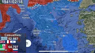 Italian-Greek War using Google Earth