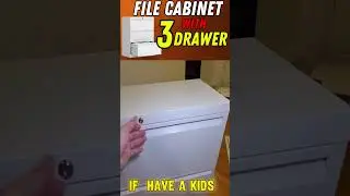 Lateral File Cabinet with Lock, Metal File Cabinets for Home Office #viral  #home #furniture