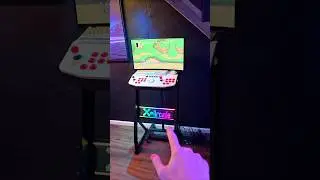 Our EPIC Game Room arcade: NEW addition!! 🕹#gamingsetup #Arcade #goals #setup  (ARCADE2TV-XR)