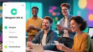 &ldquo;AI that finally gets TEXT right 😳✨&rdquo; #ideogram #aitools #graphicdesign #aiart #viral