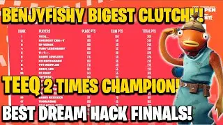 Fortnite DreamHack Finals EU Winner - TEEQ! | Benjyfishy IMPOSSIBLE Clutch!